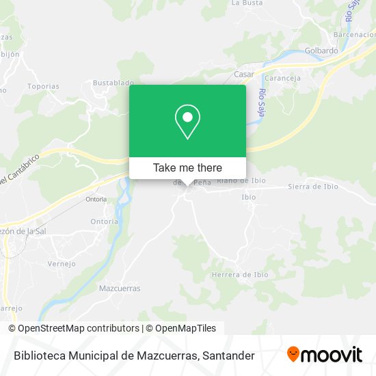 Biblioteca Municipal de Mazcuerras map
