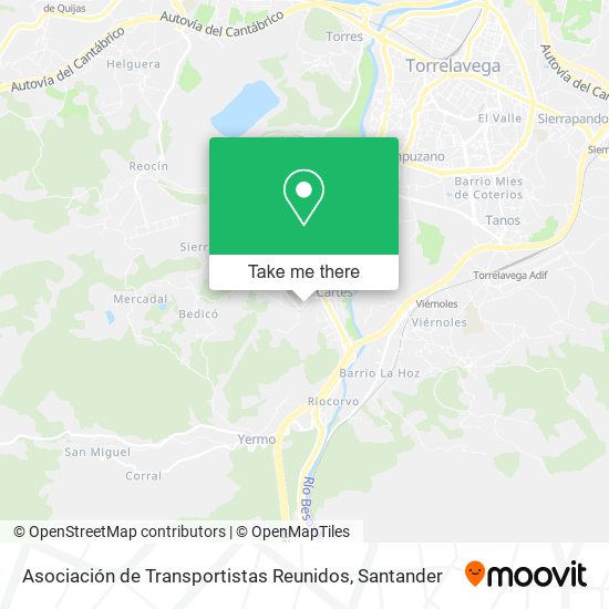 Asociación de Transportistas Reunidos map
