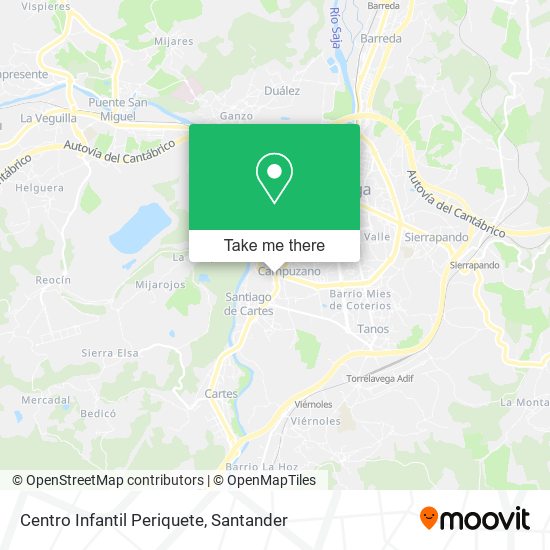 Centro Infantil Periquete map