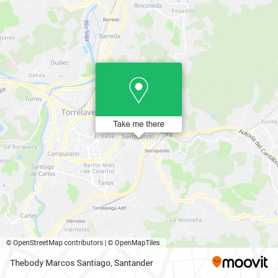Thebody Marcos Santiago map