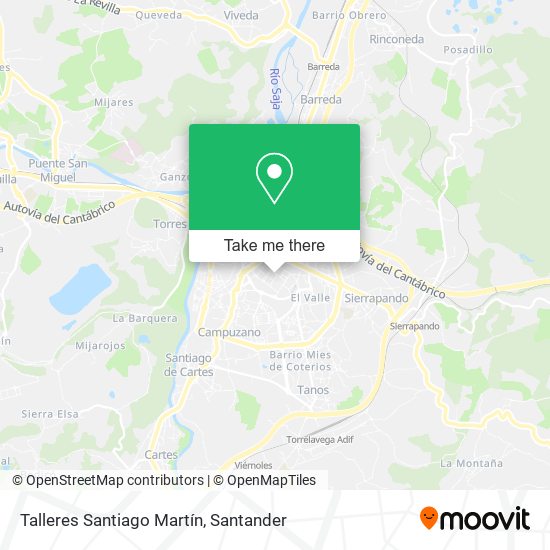 Talleres Santiago Martín map