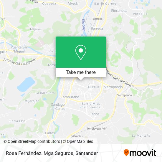 Rosa Fernández. Mgs Seguros map