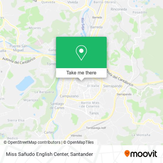 Miss Sañudo English Center map