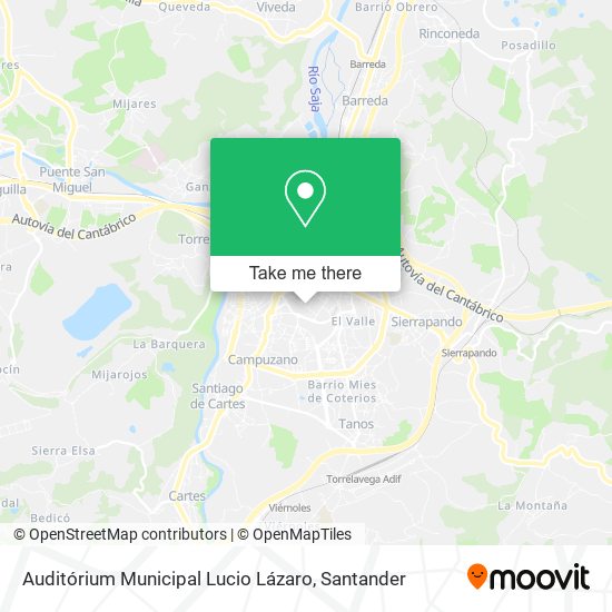 Auditórium Municipal Lucio Lázaro map