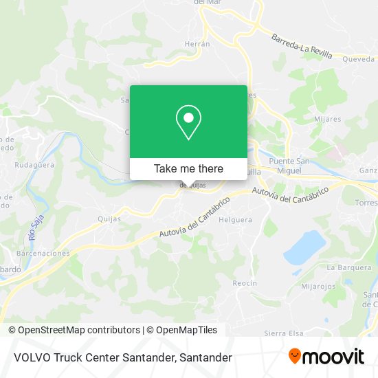 VOLVO Truck Center Santander map