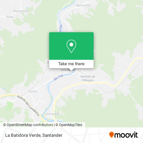 La Batidora Verde map
