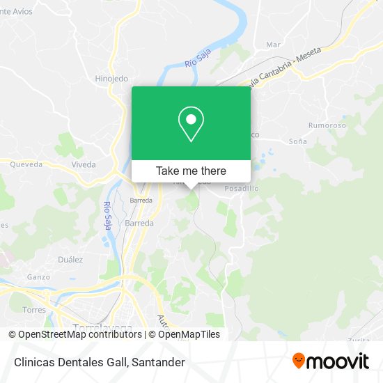 Clinicas Dentales Gall map