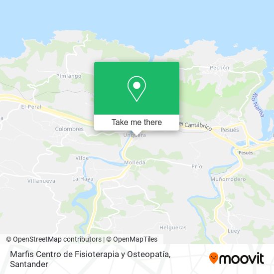 Marfis Centro de Fisioterapia y Osteopatía map