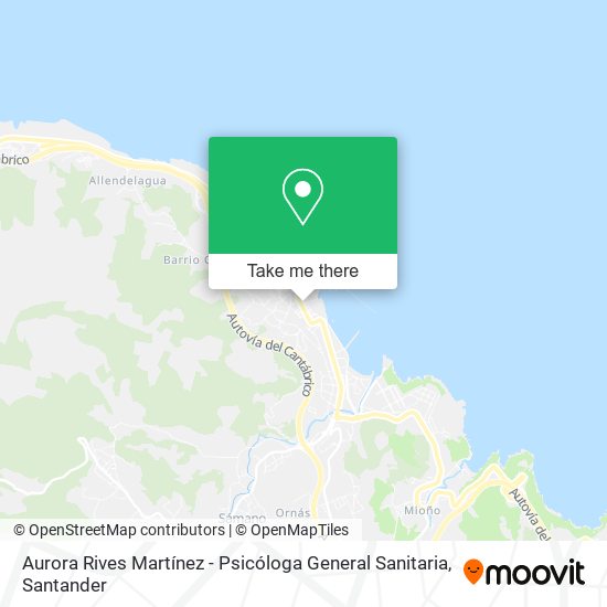 Aurora Rives Martínez - Psicóloga General Sanitaria map