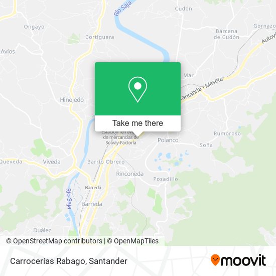 Carrocerías Rabago map