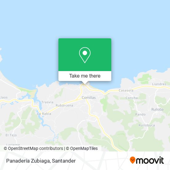 Panadería Zubiaga map
