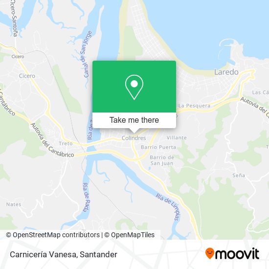 Carnicería Vanesa map