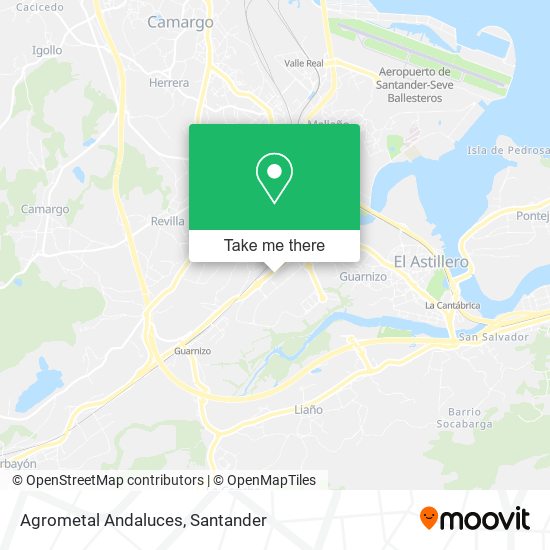 Agrometal Andaluces map