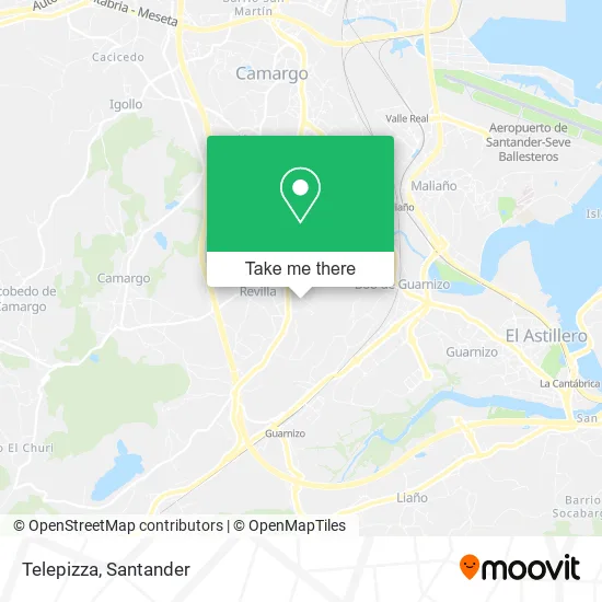 Telepizza map