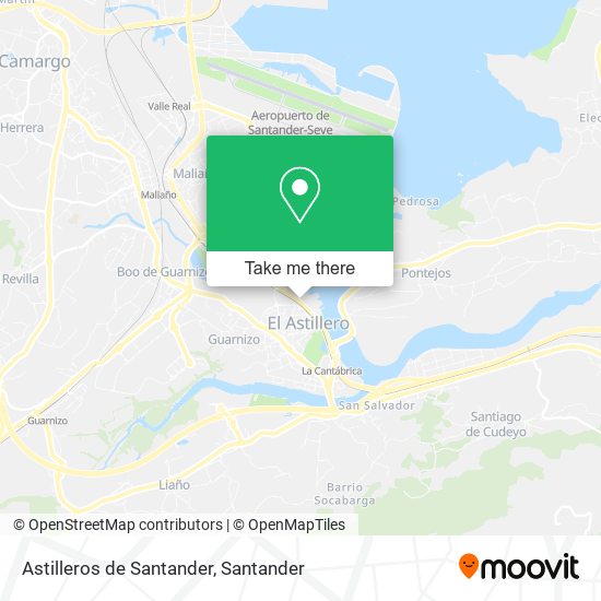 mapa Astilleros de Santander