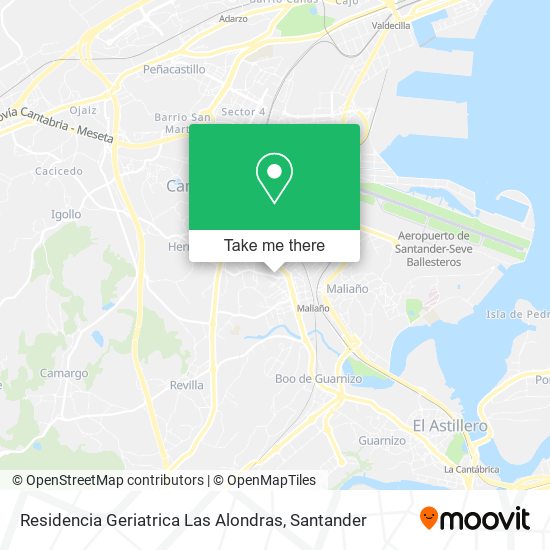 Residencia Geriatrica Las Alondras map