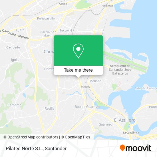 mapa Pilates Norte S.L.