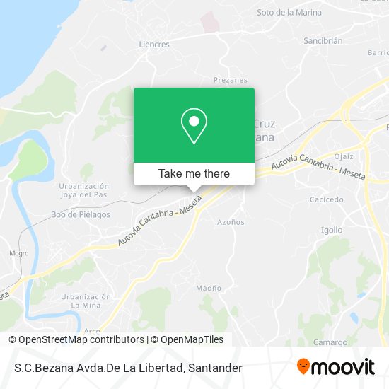 S.C.Bezana Avda.De La Libertad map