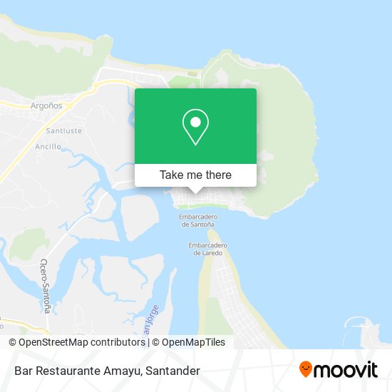 Bar Restaurante Amayu map
