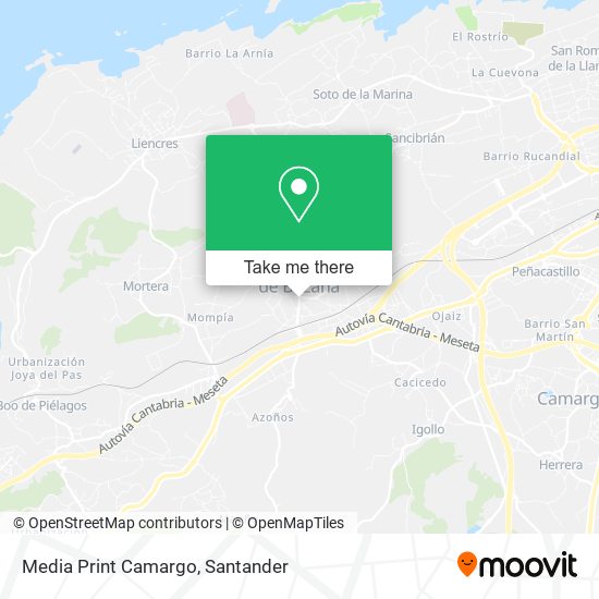 Media Print Camargo map