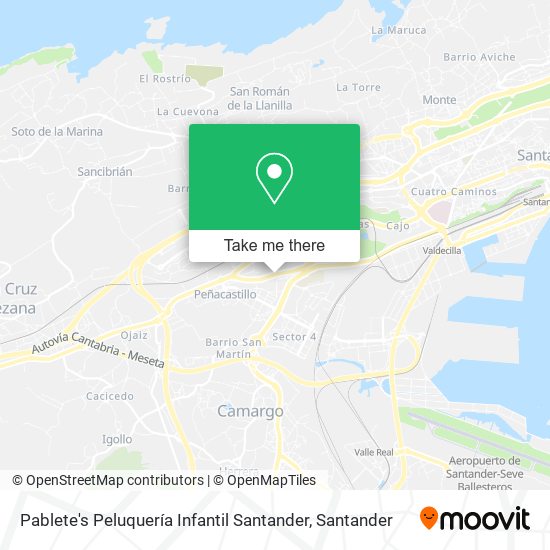 Pablete's Peluquería Infantil Santander map