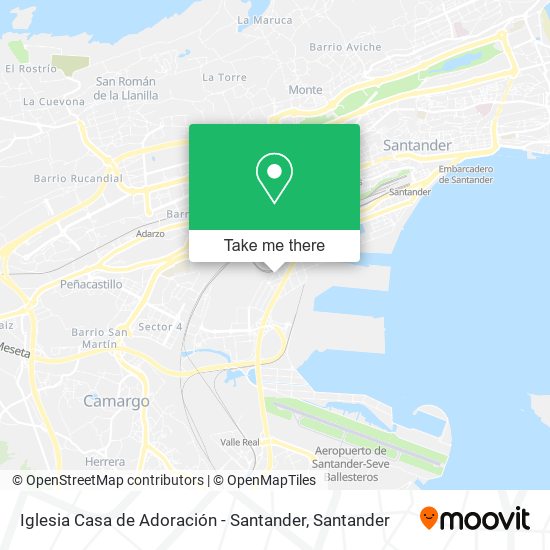 Iglesia Casa de Adoración - Santander map