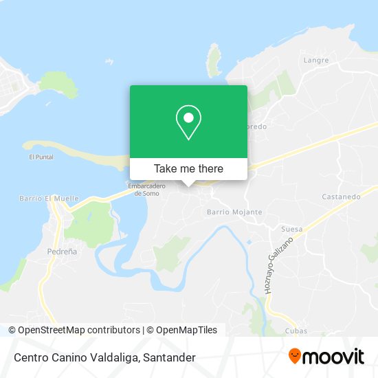 Centro Canino Valdaliga map