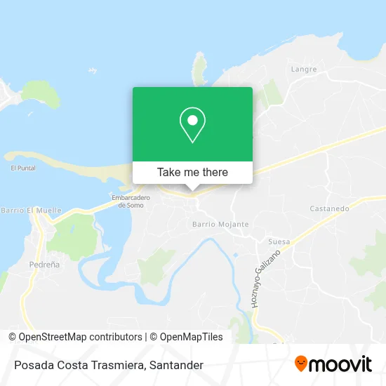 Posada Costa Trasmiera map
