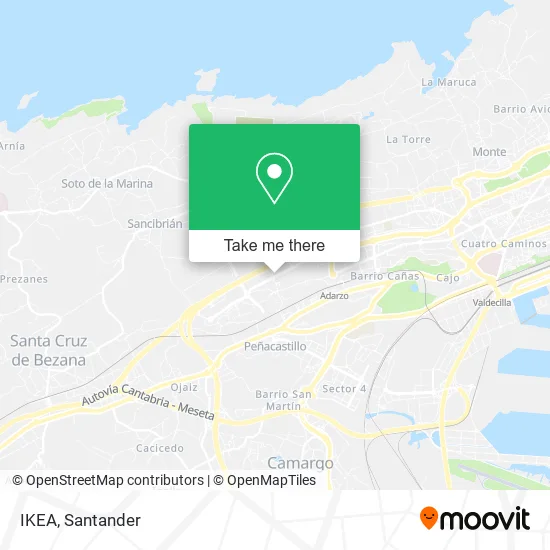 mapa IKEA