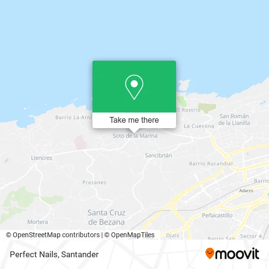 Perfect Nails map