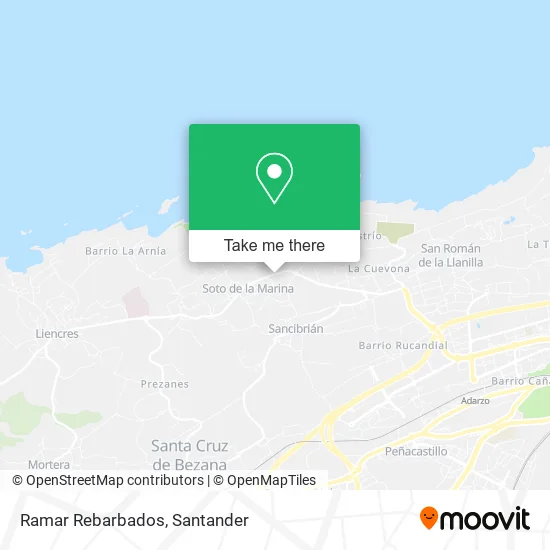 Ramar Rebarbados map