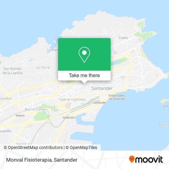 mapa Monval Fisioterapia