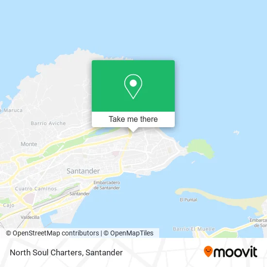North Soul Charters map