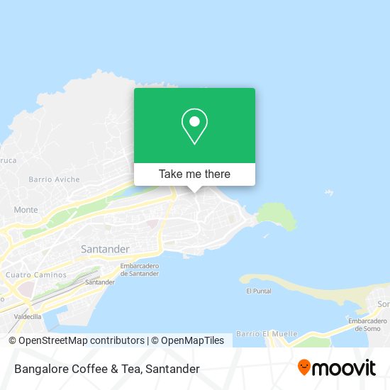 Bangalore Coffee & Tea map