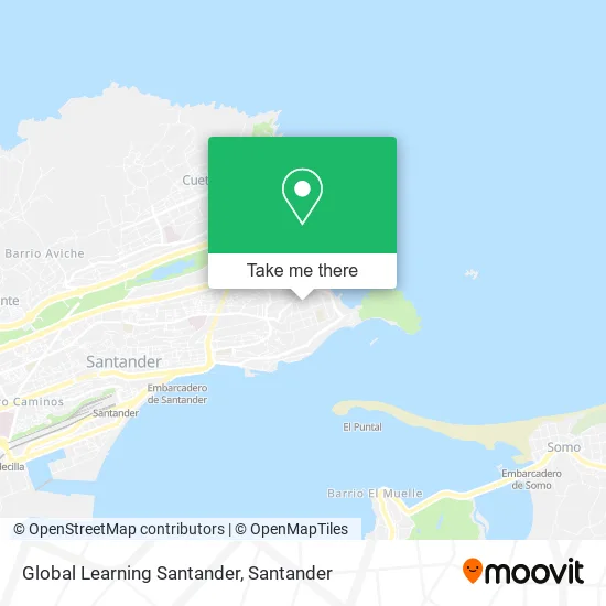 Global Learning Santander map