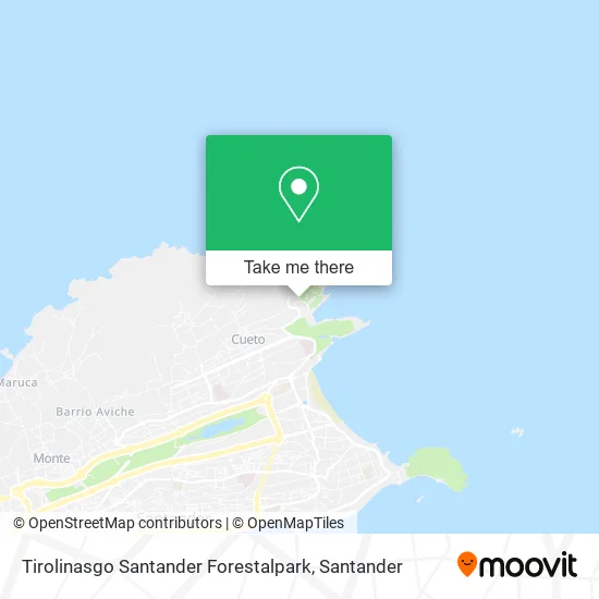 Tirolinasgo Santander Forestalpark map