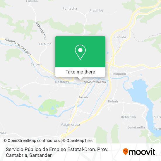Servicio Público de Empleo Estatal-Dron. Prov. Cantabria map
