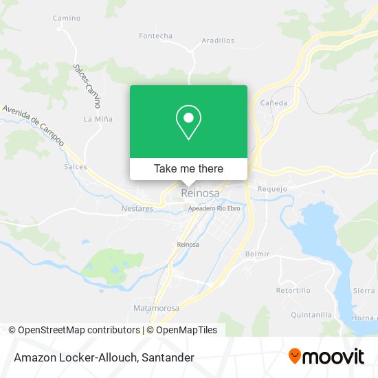 Amazon Locker-Allouch map