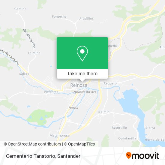 Cementerio Tanatorio map