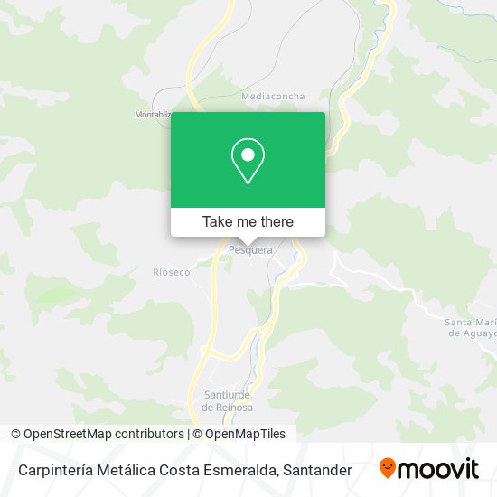 Carpintería Metálica Costa Esmeralda map