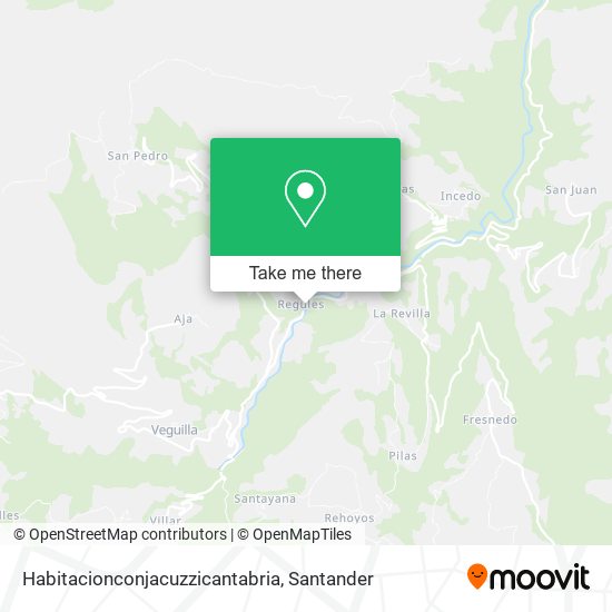 Habitacionconjacuzzicantabria map