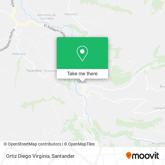 Ortiz Diego Virginia map