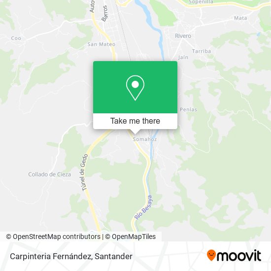 Carpinteria Fernández map