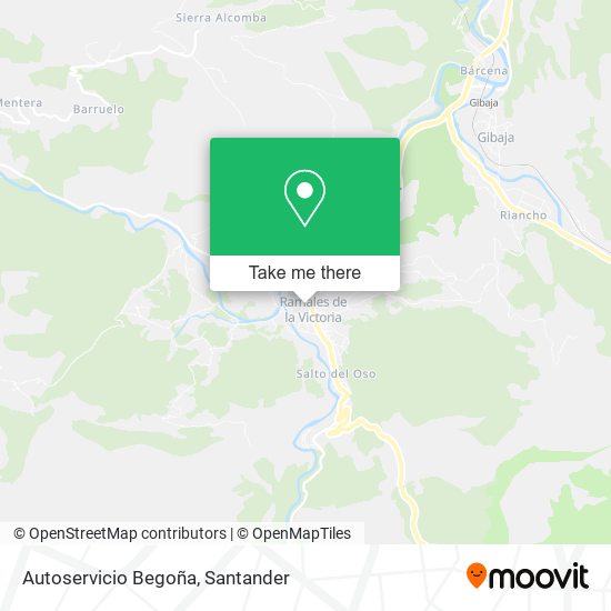 Autoservicio Begoña map