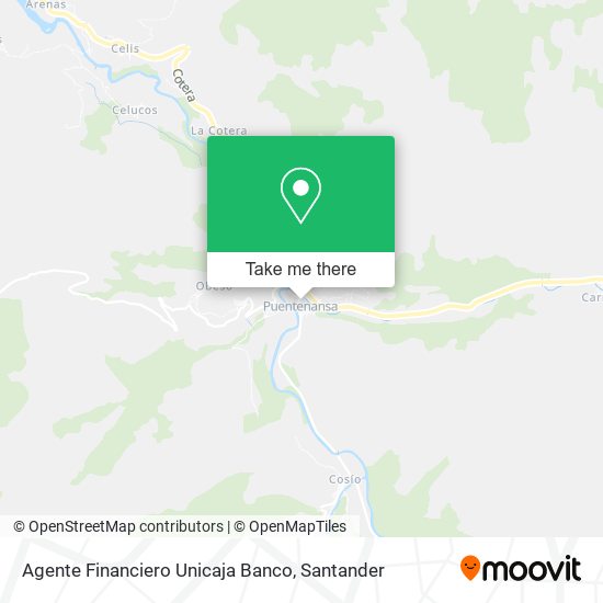 Agente Financiero Unicaja Banco map