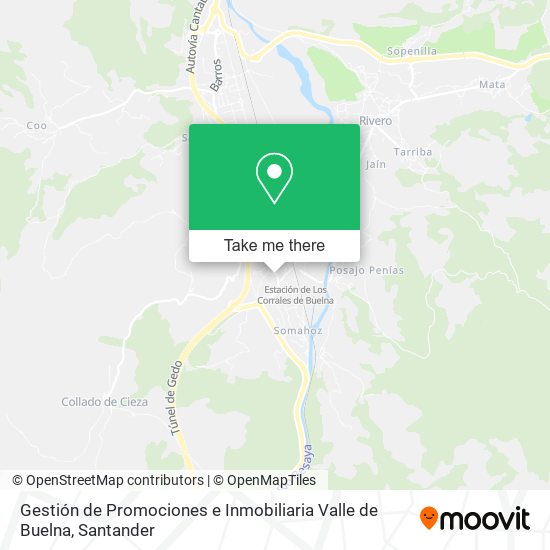 Gestión de Promociones e Inmobiliaria Valle de Buelna map