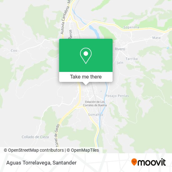 Aguas Torrelavega map