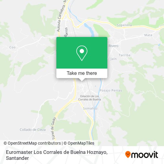 Euromaster Los Corrales de Buelna Hoznayo map