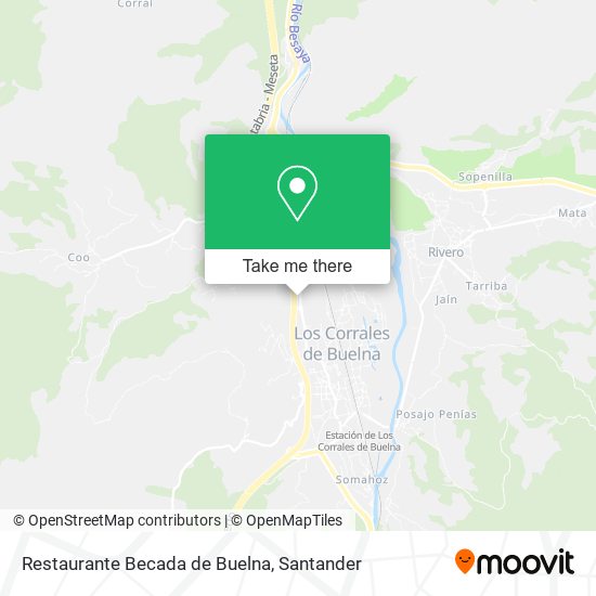 Restaurante Becada de Buelna map