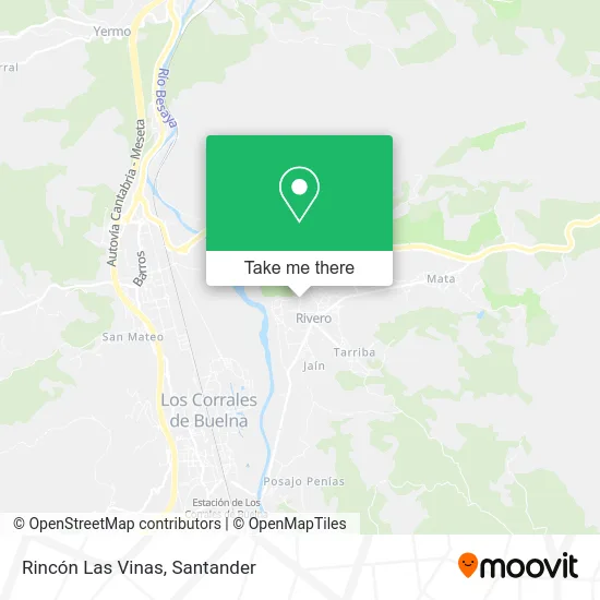 Rincón Las Vinas map